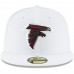 Men's Atlanta Falcons New Era White Omaha 59FIFTY Fitted Hat 3155932